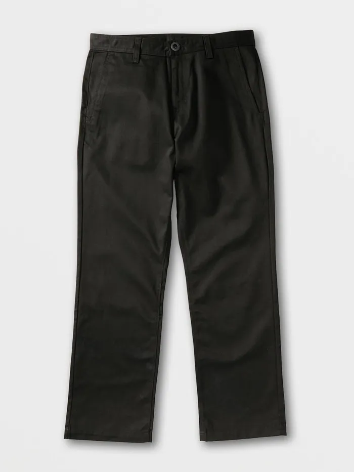 Mens Pants Volcom Frickin Skate Chino Pants 8211 Black