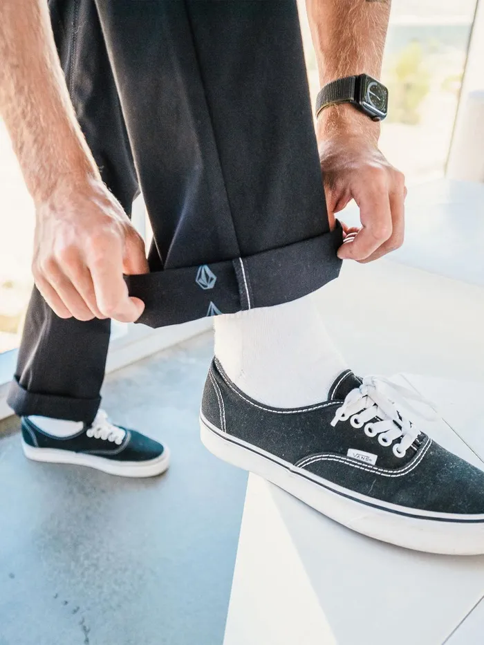 Mens Pants Volcom Frickin Skate Chino Pants 8211 Black