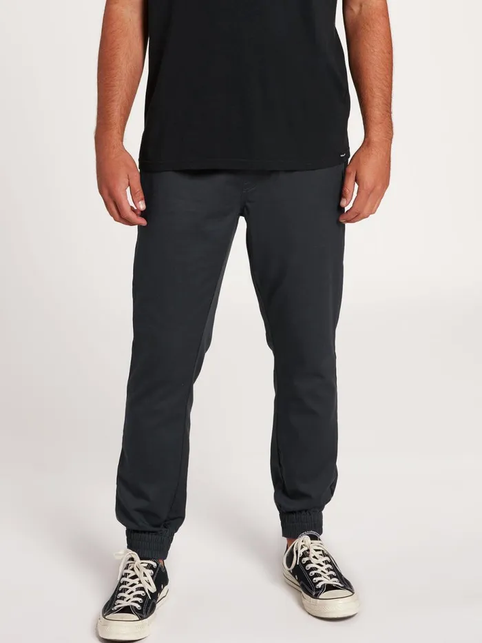 Mens Pants Volcom Frickin Slim Jogger Pants 8211 Charcoal