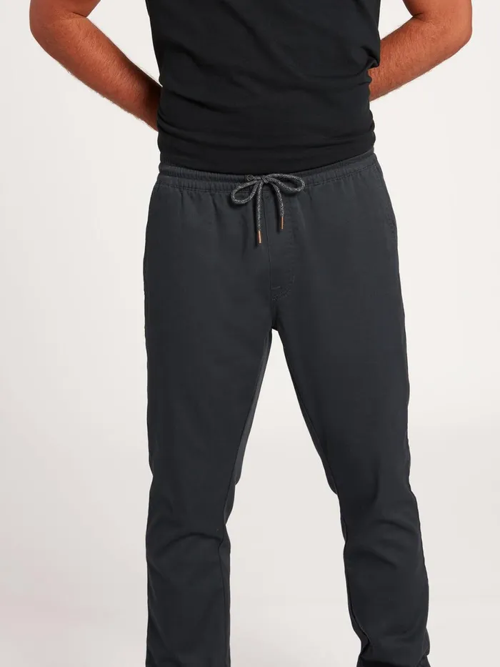 Mens Pants Volcom Frickin Slim Jogger Pants 8211 Charcoal