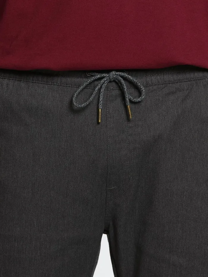 Mens Pants Volcom Frickin Slim Jogger Pants 8211 Charcoal Heather