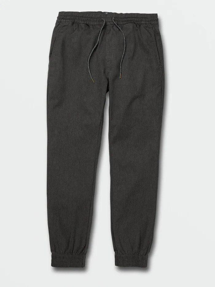 Mens Pants Volcom Frickin Slim Jogger Pants 8211 Charcoal Heather