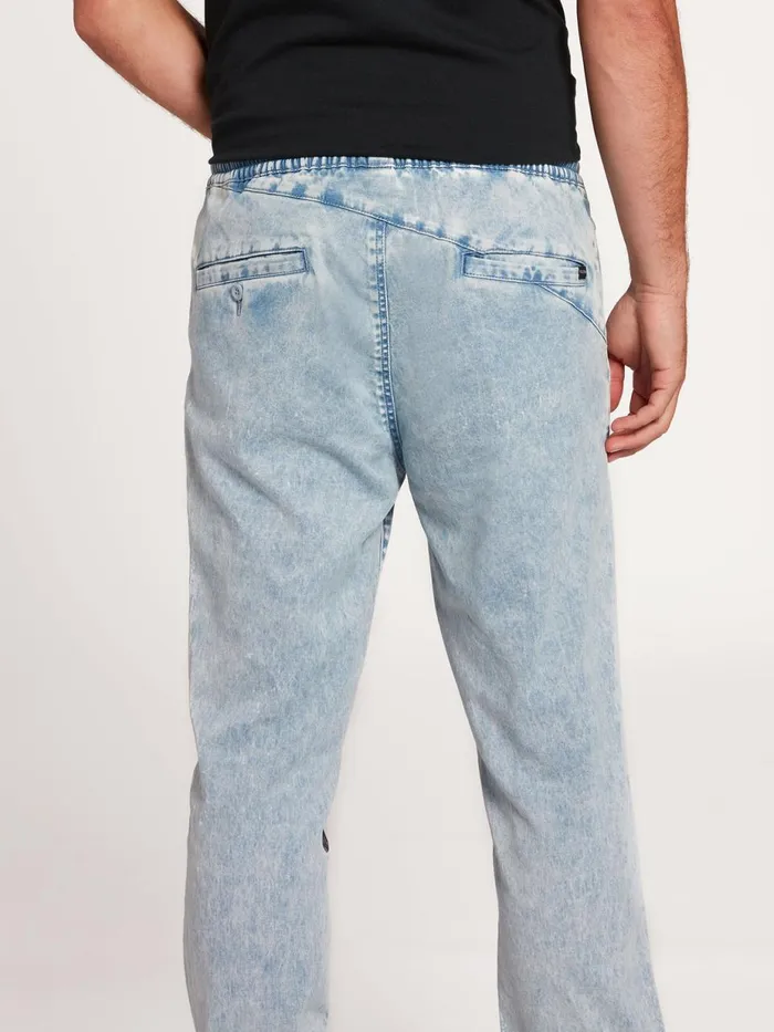 Mens Pants Volcom Frickin Slim Jogger Pants 8211 Cloud Blue