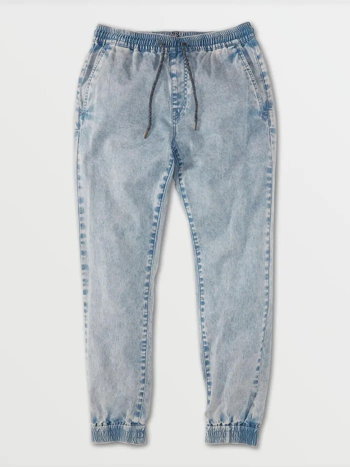 Mens Pants Volcom Frickin Slim Jogger Pants 8211 Cloud Blue