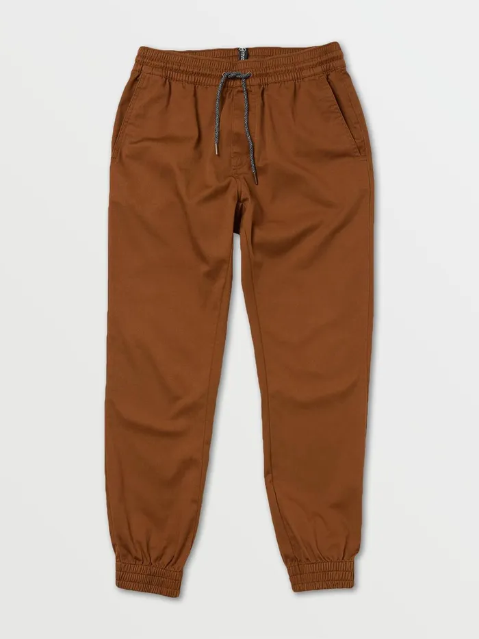 Mens Pants Volcom Frickin Slim Jogger Pants 8211 Mud
