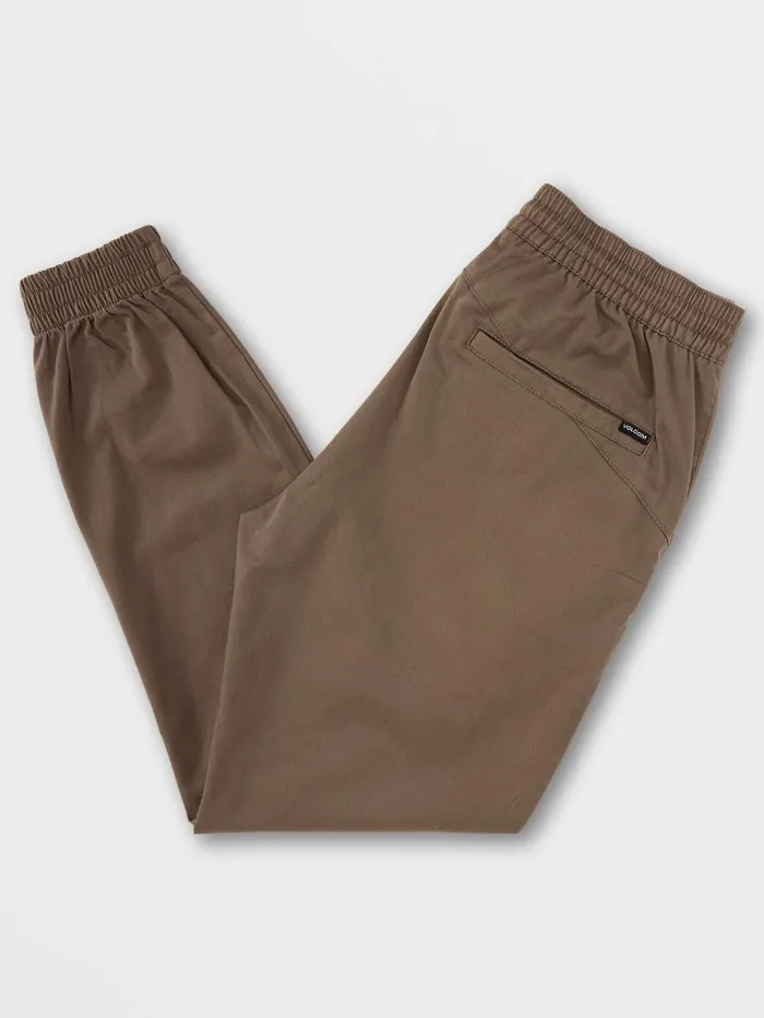 Mens Pants Volcom Frickin Slim Jogger Pants 8211 Mushroom