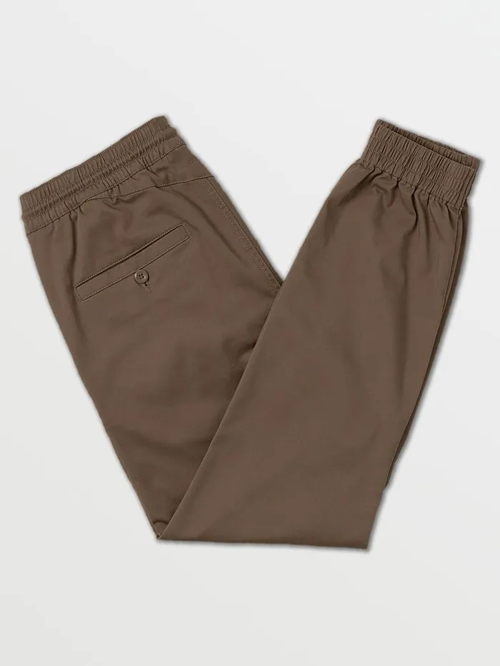 Mens Pants Volcom Frickin Slim Jogger Pants 8211 Mushroom