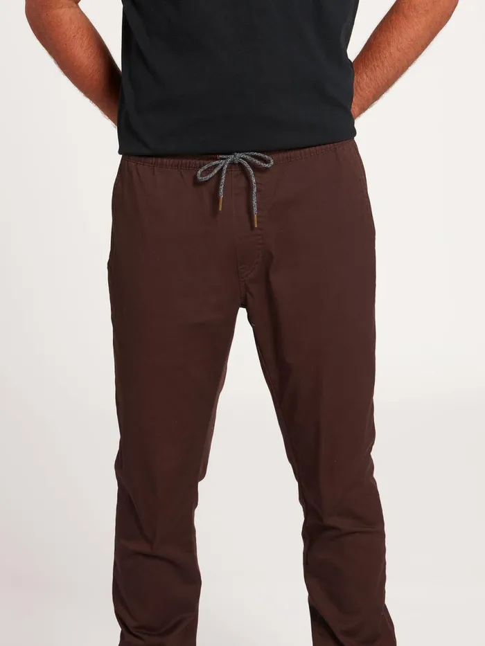 Mens Pants Volcom Frickin Slim Jogger Pants 8211 Plum