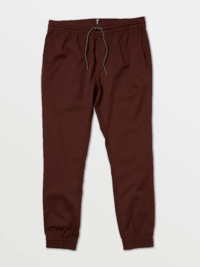 Mens Pants Volcom Frickin Slim Jogger Pants 8211 Plum
