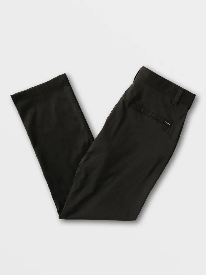 Mens Pants Volcom Frickin Tech Chino Pants 8211 Black