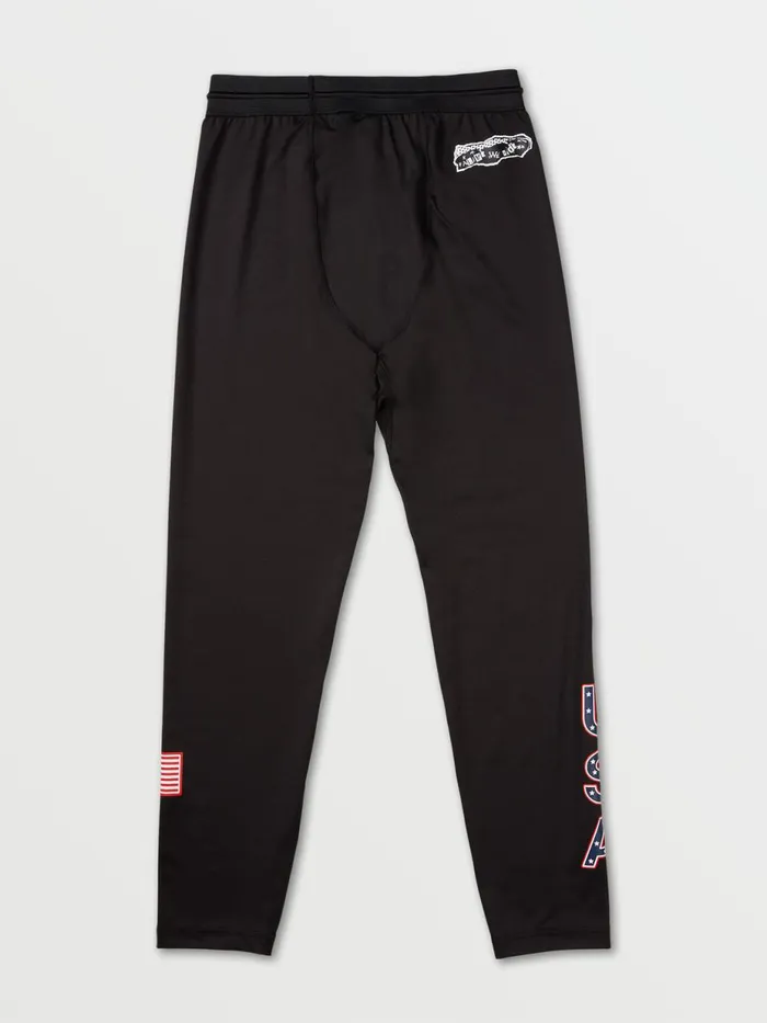 Mens Pants Volcom Mens USA Base Bottom 8211 Black