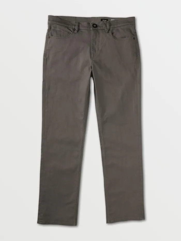 Mens Pants Volcom Solver 5 Pocket Slub Pants 8211 Castlerock