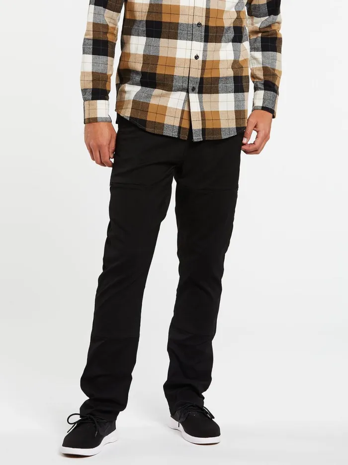 Mens Pants Volcom Stone Trail Master Pants 8211 Black