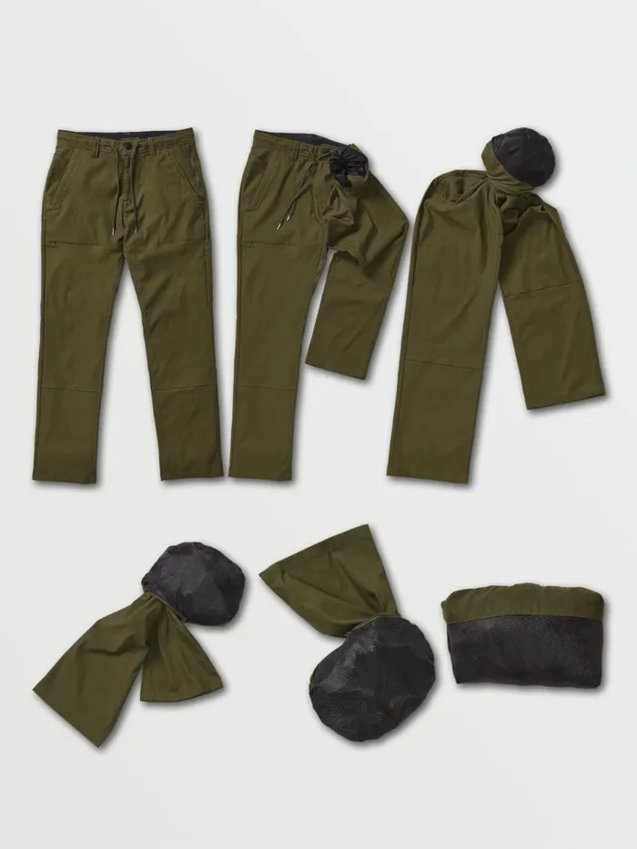 Mens Pants Volcom Stone Trail Master Pants 8211 Military