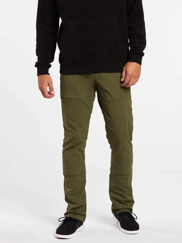 Mens Pants Volcom Stone Trail Master Pants 8211 Military