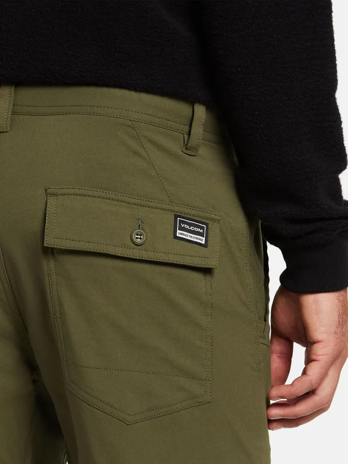 Mens Pants Volcom Stone Trail Master Pants 8211 Military