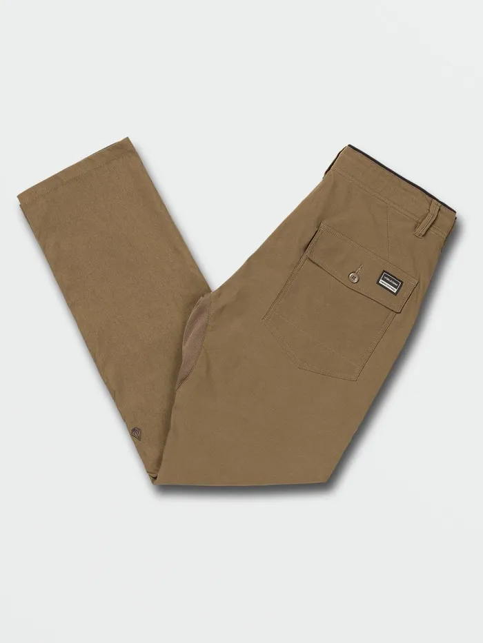 Mens Pants Volcom Stone Trail Master Pants 8211 Tarmac Brown