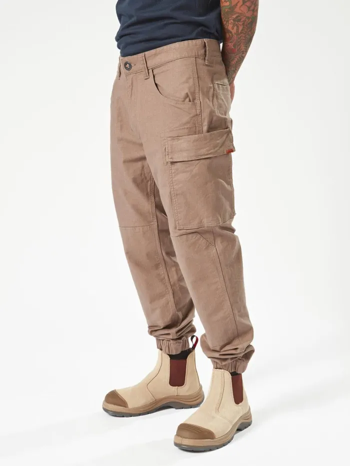 Mens Pants Volcom Volcom Workwear Caliper Cuffed Pants 8211 Brindle