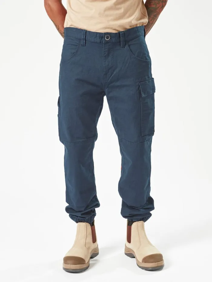 Mens Pants Volcom Volcom Workwear Caliper Cuffed Pants 8211 Navy