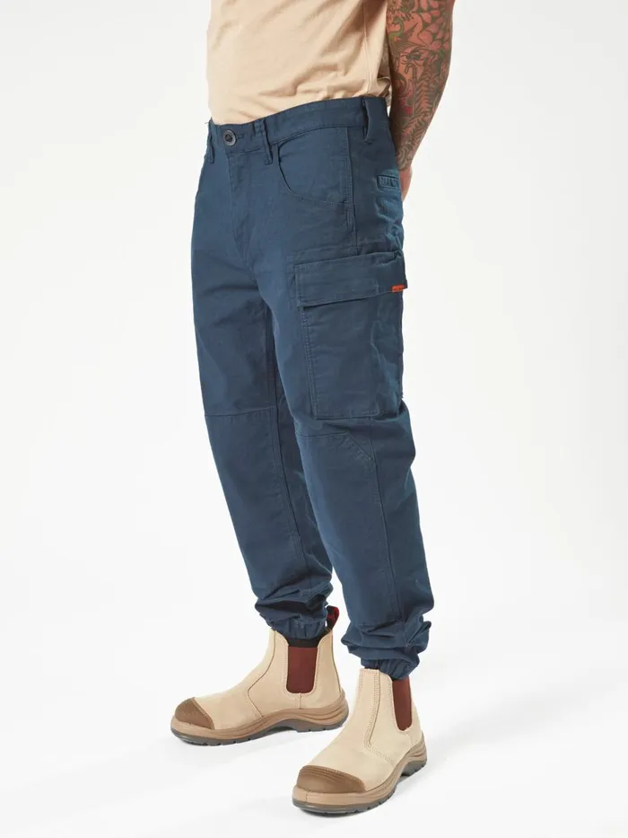 Mens Pants Volcom Volcom Workwear Caliper Cuffed Pants 8211 Navy
