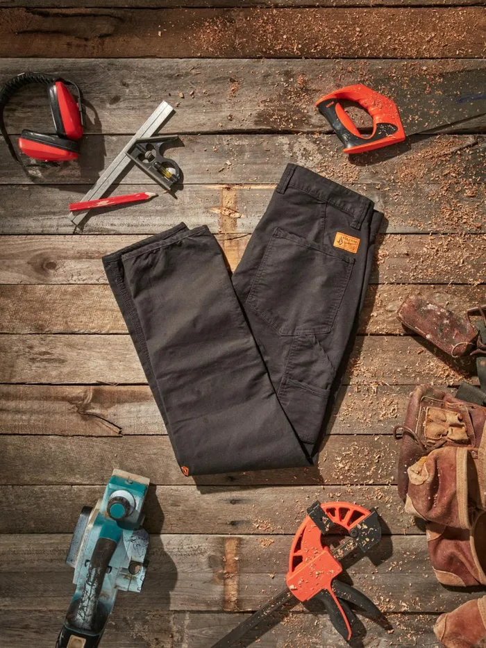 Mens Pants Volcom Volcom Workwear Caliper Pants 8211 Black