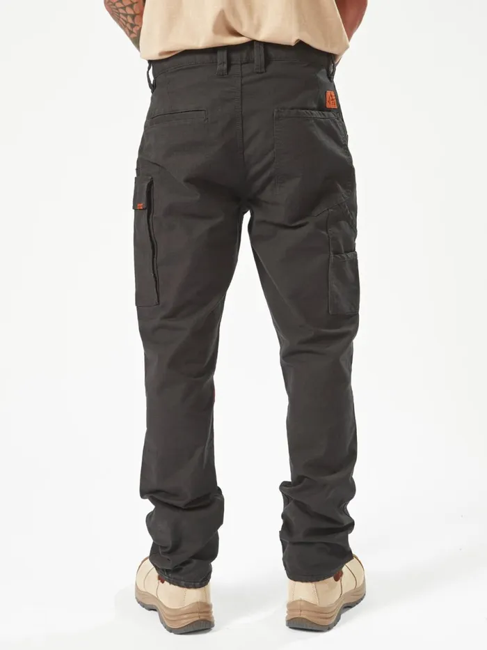 Mens Pants Volcom Volcom Workwear Caliper Pants 8211 Black