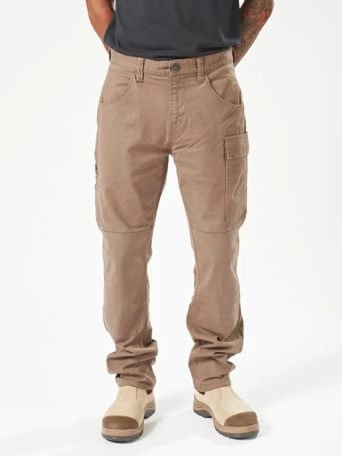 Mens Pants Volcom Volcom Workwear Caliper Pants 8211 Brindle