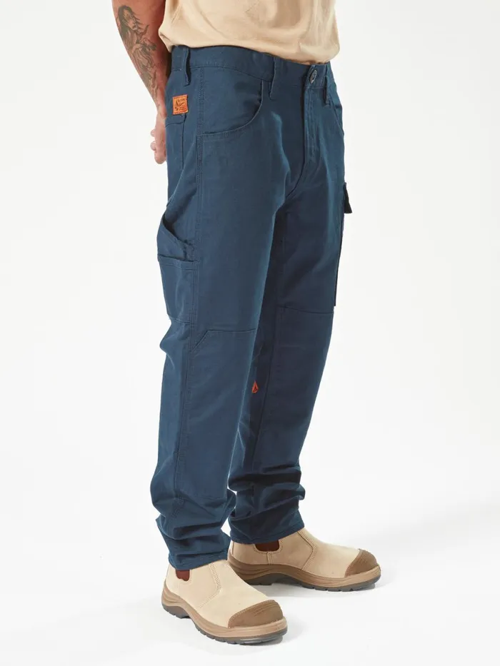 Mens Pants Volcom Volcom Workwear Caliper Pants 8211 Navy