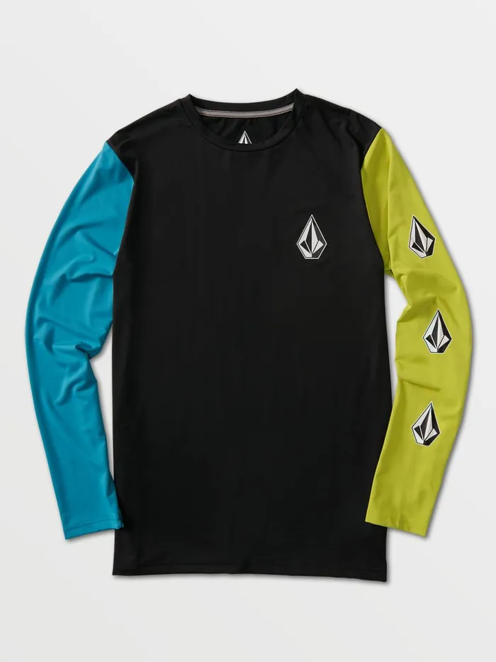 Mens Rashguards Volcom Confuse Long Sleeve 8211 Multi