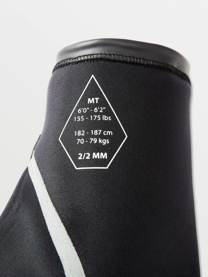 Mens Rashguards Volcom Modulator 2mm Short Arm Chest Zip Wetsuit 8211 Black