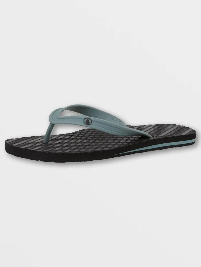 Mens Sandals Volcom Eco Concourse Sandals 8211 Blue Combo