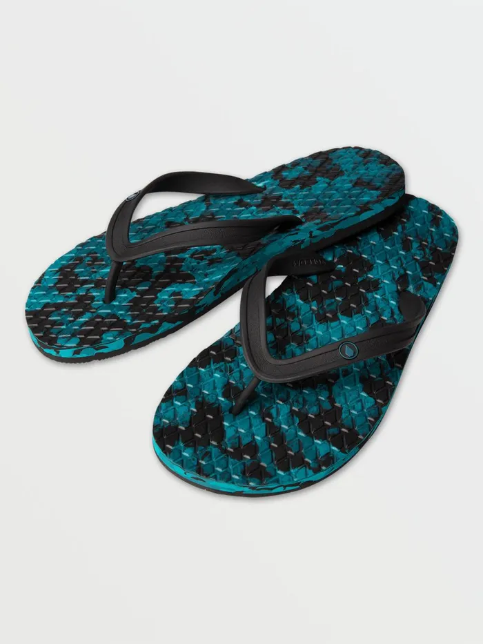 Mens Sandals Volcom Eco Concourse Sandals 8211 Spruce Green