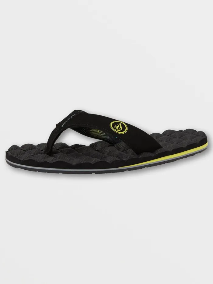Mens Sandals Volcom Recliner Sandals 8211 Lime