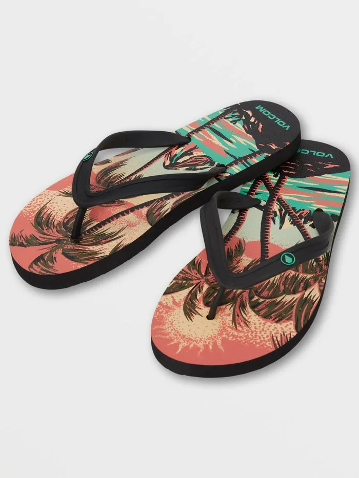 Mens Sandals Volcom Rocker 2 Sandals 8211 Living Coral
