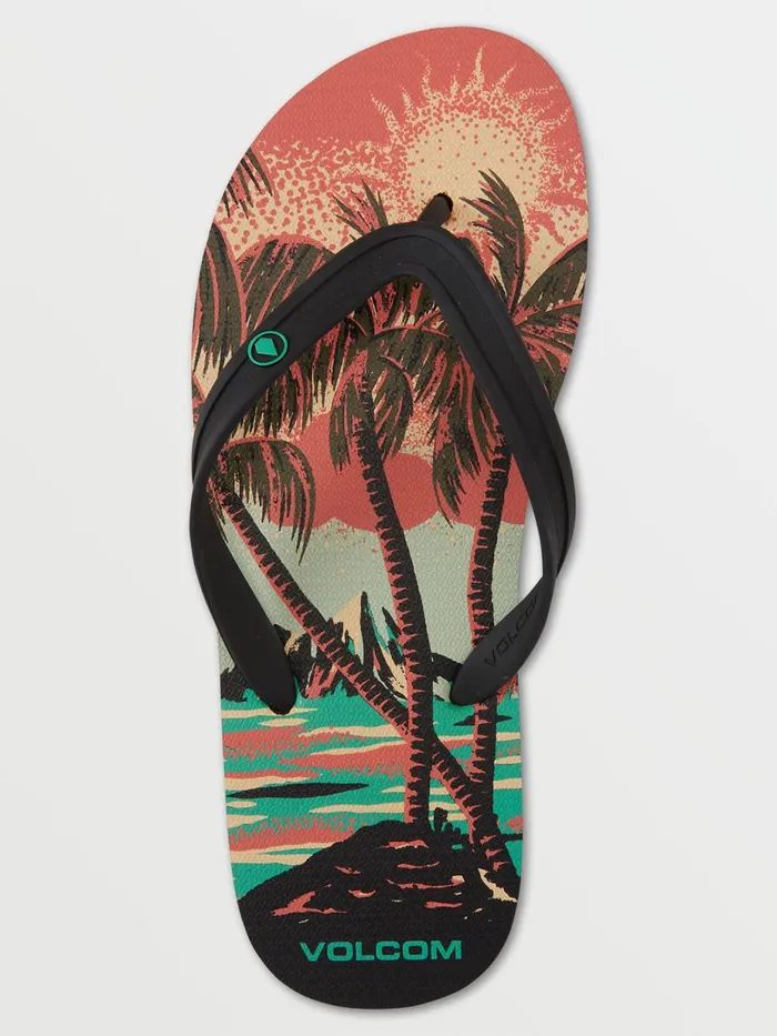 Mens Sandals Volcom Rocker 2 Sandals 8211 Living Coral