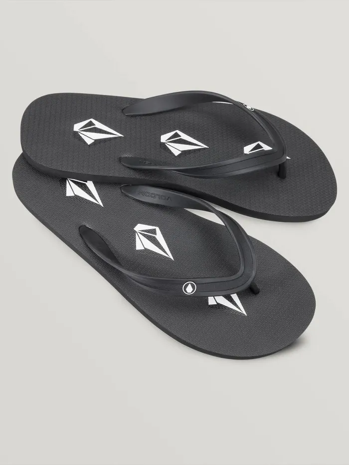 Mens Sandals Volcom Rocker 2 Sandals 8211 Stoney Black