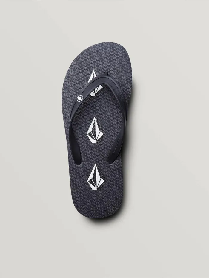 Mens Sandals Volcom Rocker 2 Sandals 8211 Stoney Black