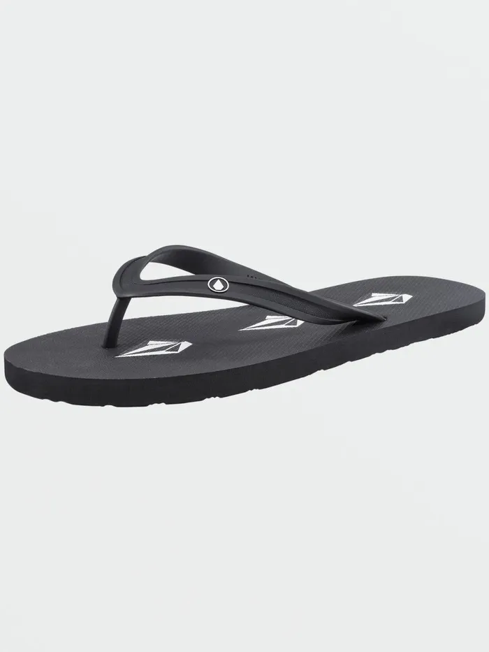 Mens Sandals Volcom Rocker 2 Sandals 8211 Stoney Black