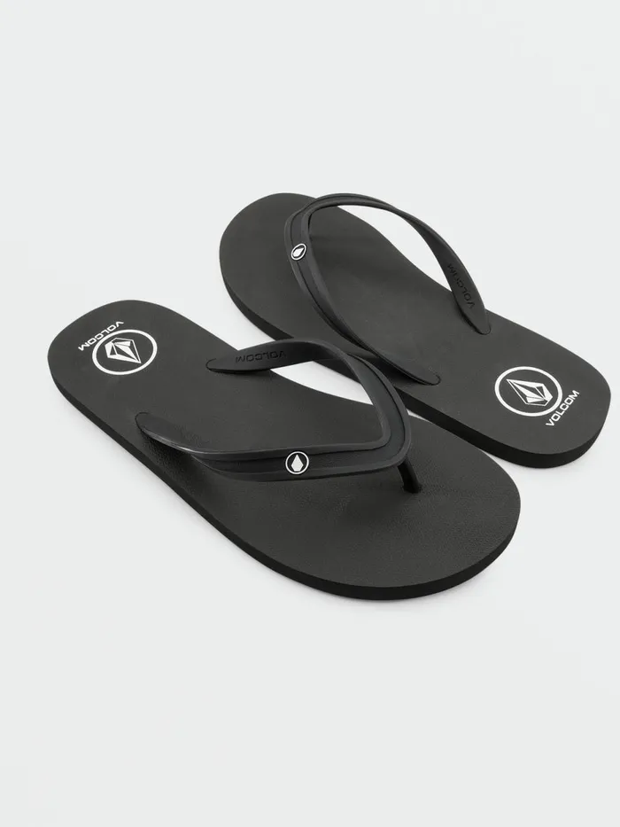 Mens Sandals Volcom Rocker 2 Solid Sandals 8211 Black