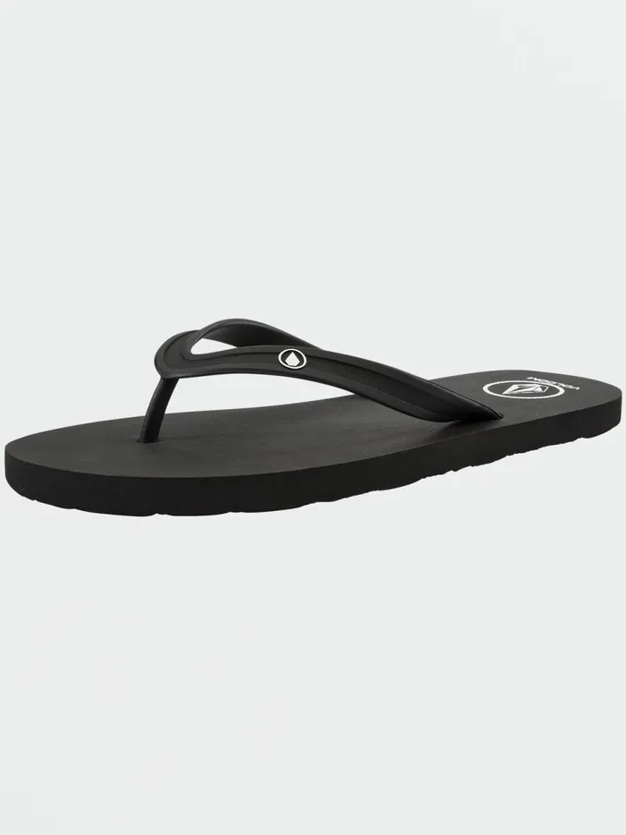Mens Sandals Volcom Rocker 2 Solid Sandals 8211 Black