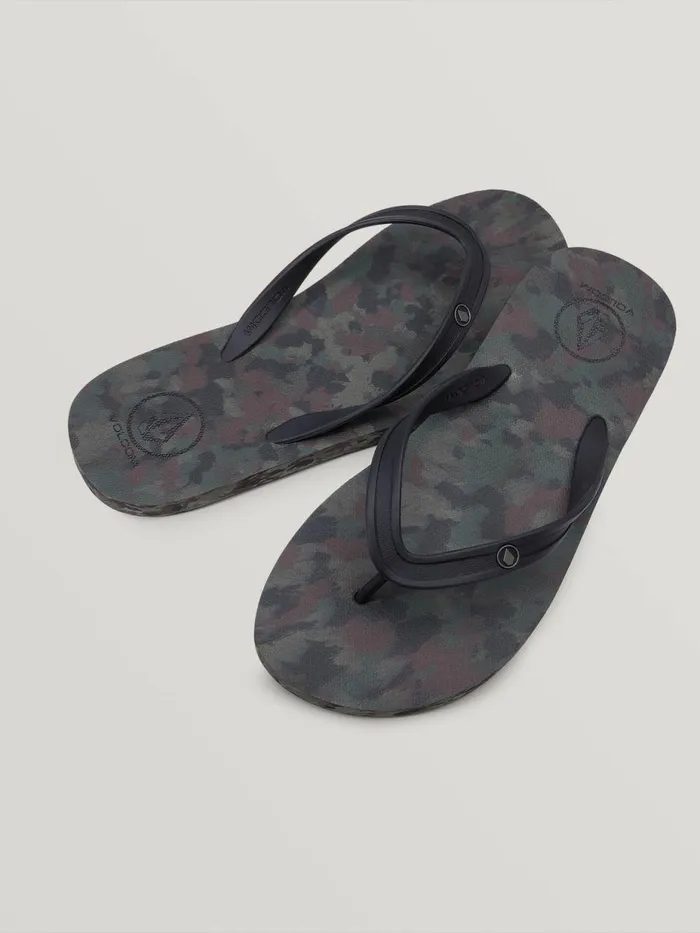 Mens Sandals Volcom Rocker 2 Solid Sandals 8211 Dark Camo
