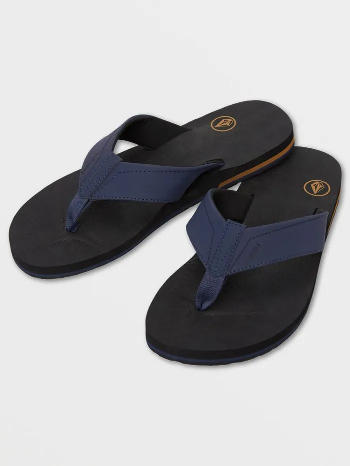 Mens Sandals Volcom Victor Sandals 8211 Atlantic