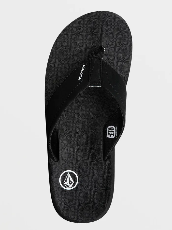 Mens Sandals Volcom Victor Sandals 8211 Black