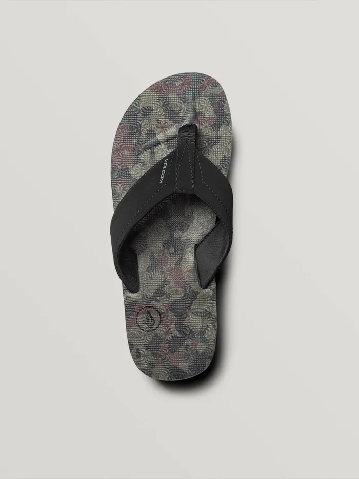 Mens Sandals Volcom Victor Sandals 8211 Dark Camo
