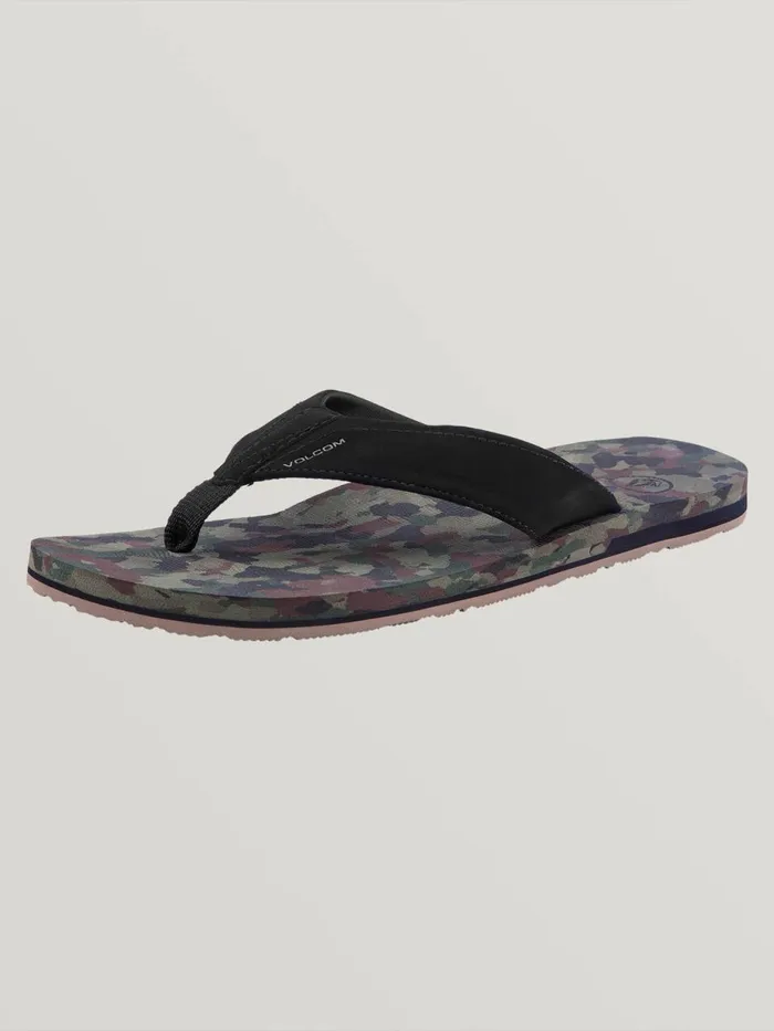 Mens Sandals Volcom Victor Sandals 8211 Dark Camo