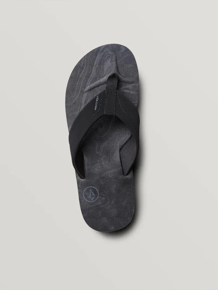 Mens Sandals Volcom Victor Sandals 8211 Grey Blue