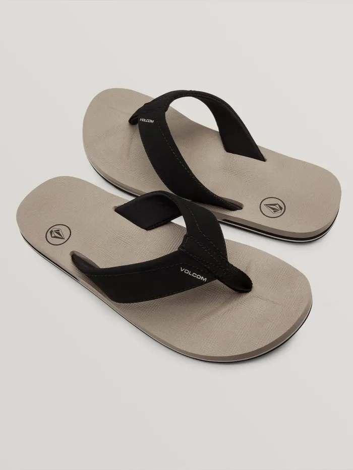 Mens Sandals Volcom Victor Sandals 8211 Khaki