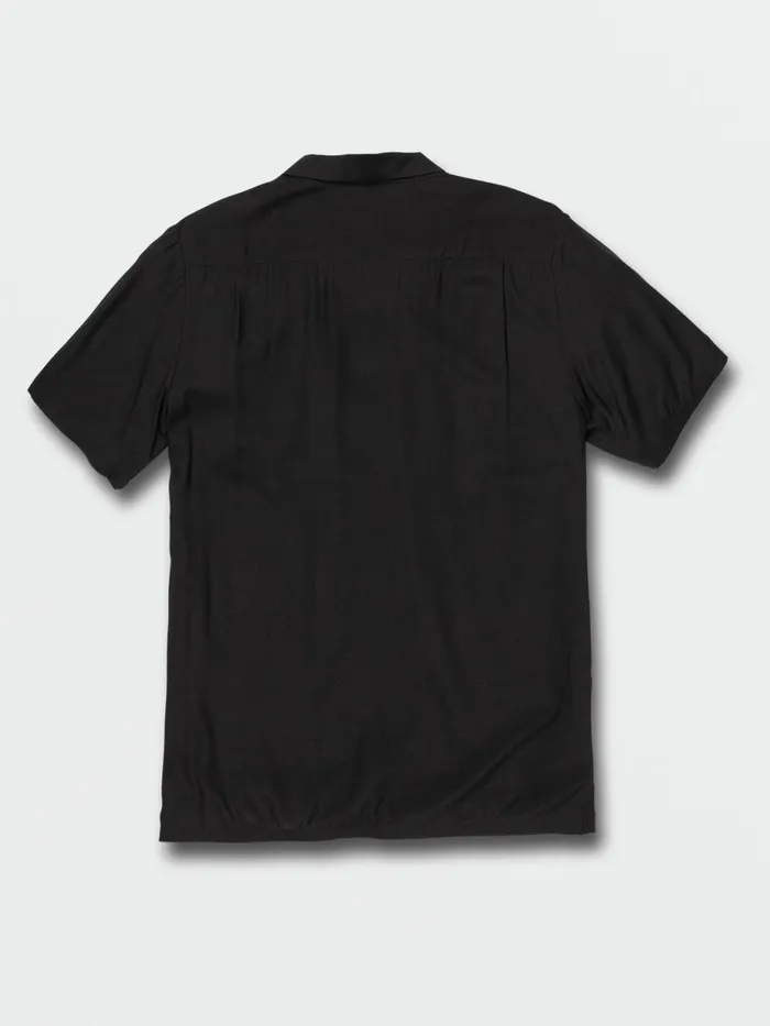 Mens Shirts and Flannels Volcom Parodice Short Sleeve 8211 Black