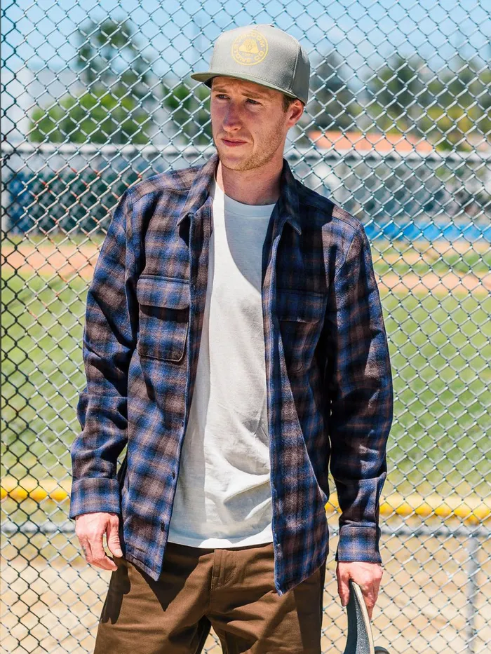 Mens Shirts and Flannels Volcom Skate Vitals Grant Taylor Long Sleeve 8211 Navy Mens Shirts and Flannels Volcom Skate Vitals Grant Taylor Long Sleeve 8211 Navy