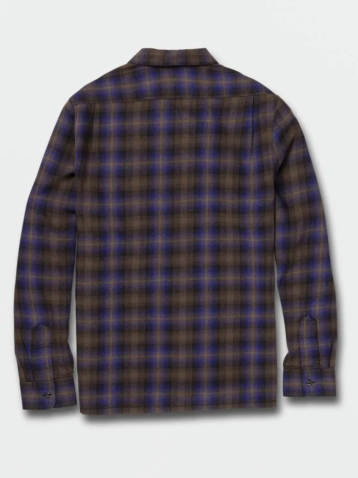 Mens Shirts and Flannels Volcom Skate Vitals Grant Taylor Long Sleeve 8211 Navy